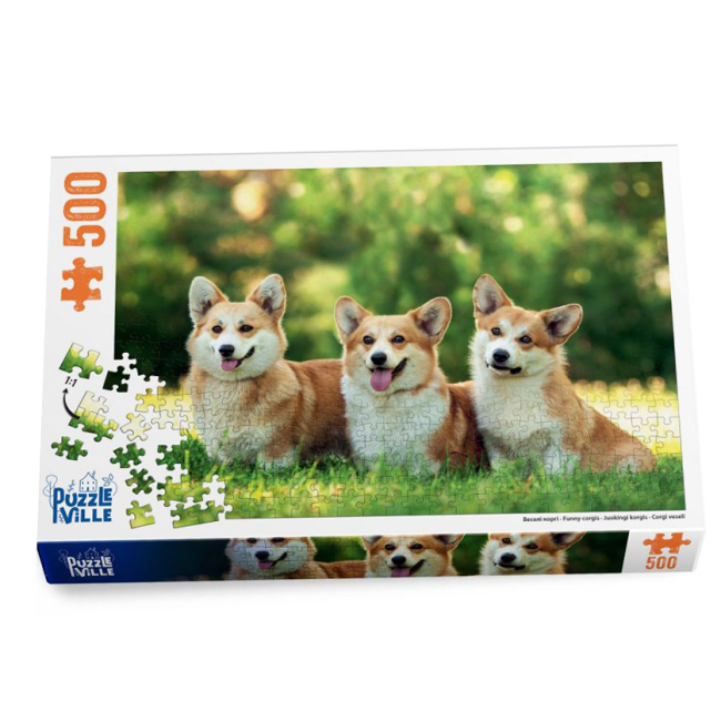 Пазлы - Пазл Puzzleville Веселые корги 500 елементов (PZL500_10)#2