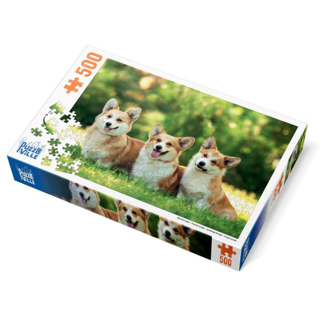 Пазлы - Пазл Puzzleville Веселые корги 500 елементов (PZL500_10)#3