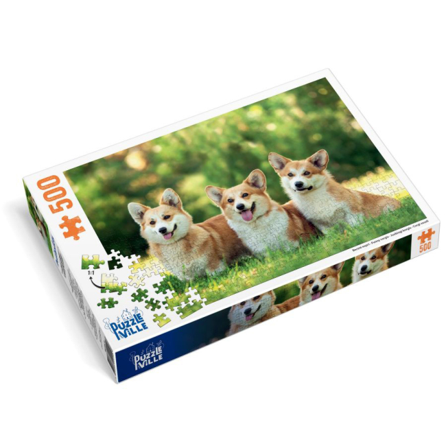 Пазлы - Пазл Puzzleville Веселые корги 500 елементов (PZL500_10)#4