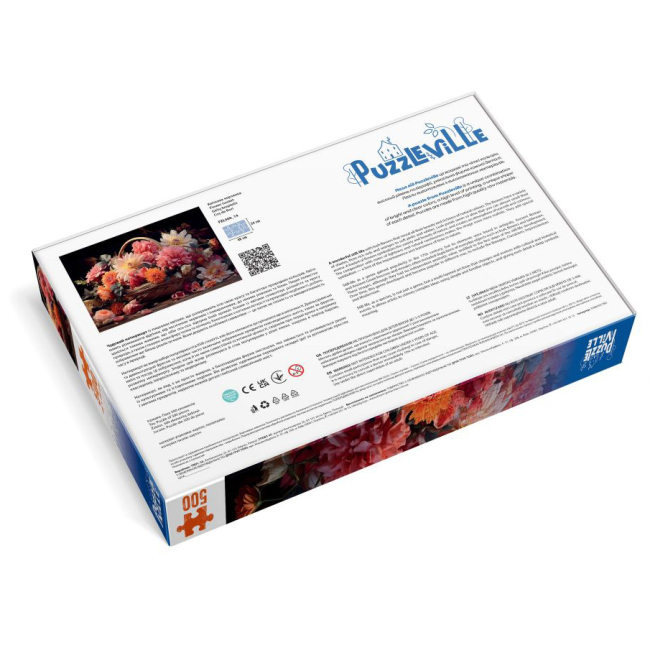 Пазлы - Пазл Puzzleville Цветочная корзинка 500 элементов (PZL500_14)#5