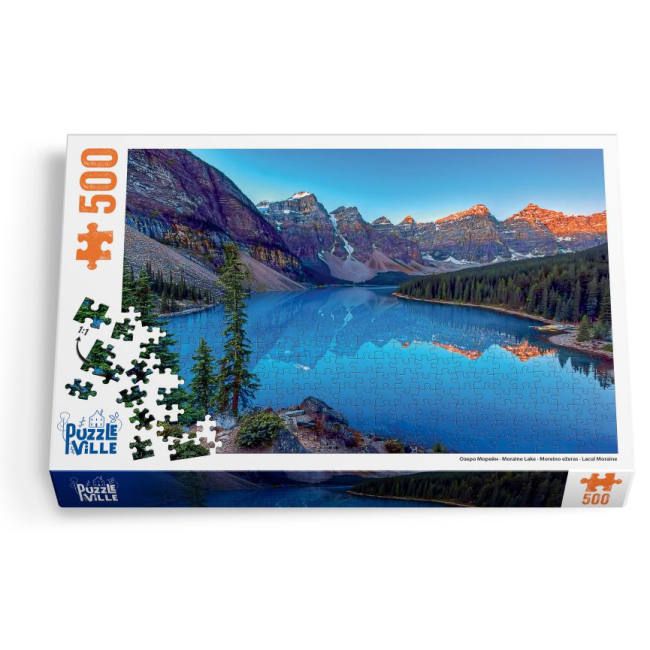 Пазлы - Пазл Puzzleville Озеро Морейн 500 елементов (PZL500_18)#4