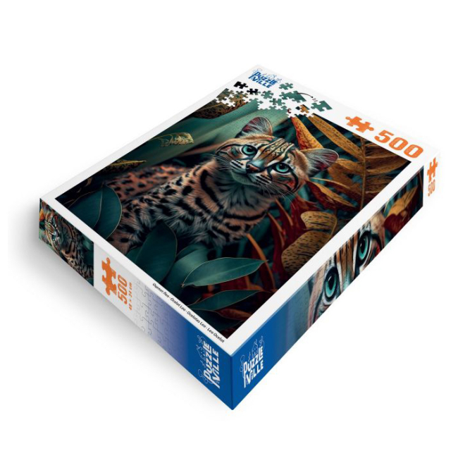 Пазли - Пазл Puzzleville Оцелот Лео 500 елементів (PZL500_22)#3