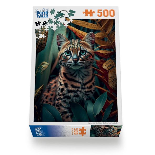 Пазли - Пазл Puzzleville Оцелот Лео 500 елементів (PZL500_22)#4