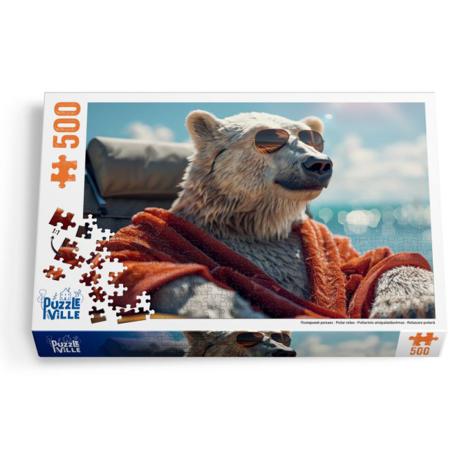 Пазлы - Пазл Puzzleville Полярный релакс 500 элементов (PZL500_23)#4