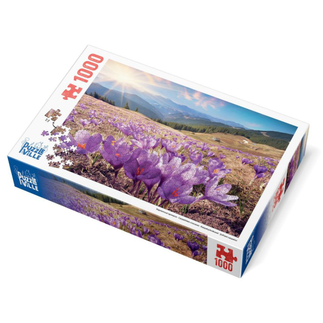 Пазлы - Пазл Puzzleville Карпатские крокуси 1000 елементов (PZL1000_2)#2