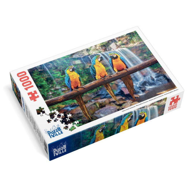 Пазли - Пазл Puzzleville Синьо-жовті Арарауна 1000 елементів (PZL1000_4)#3