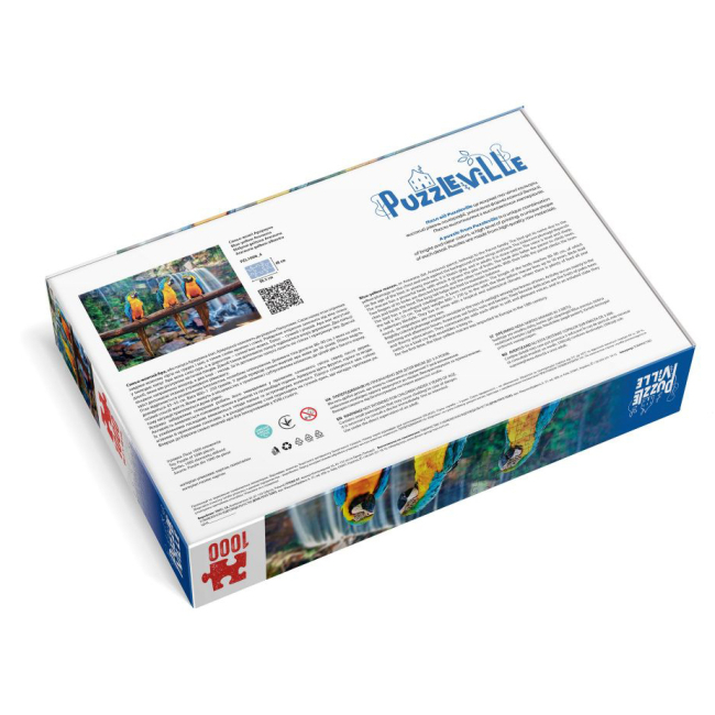 Пазли - Пазл Puzzleville Синьо-жовті Арарауна 1000 елементів (PZL1000_4)#5