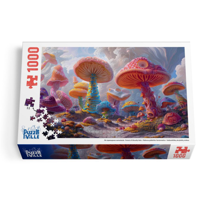 Пазли - Пазл Puzzleville Ліс примарних капелюхів 1000 елементів (PZL1000_11)#4