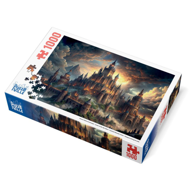 Пазлы - Пазл Puzzleville Замок Небесной бездны 1000 элементов (PZL1000_12)#3