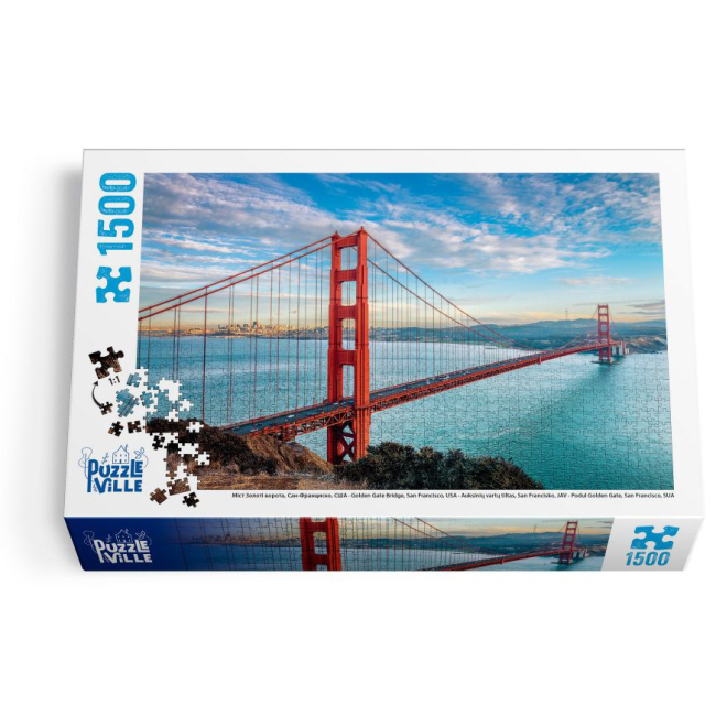 Пазли - Пазл Puzzleville Міст Золоті ворота 1500 елементів (PZL1500_3)#4