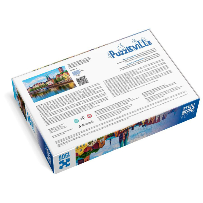Пазли - Пазл Puzzleville Місто Любек на річці Траве 1500 елементів (PZL1500_5)#5