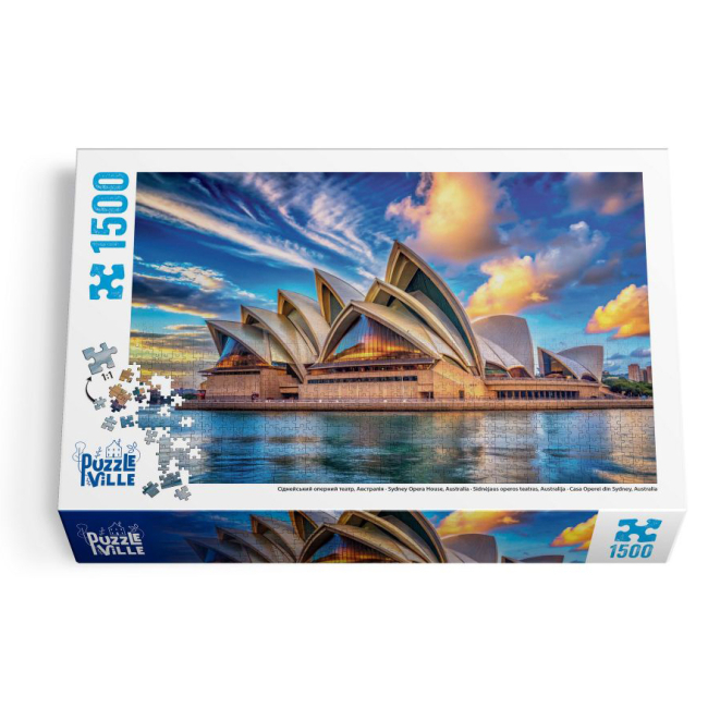 Пазли - Пазл Puzzleville Сіднейський оперний театр 1500 елементів (PZL1500_6)#4