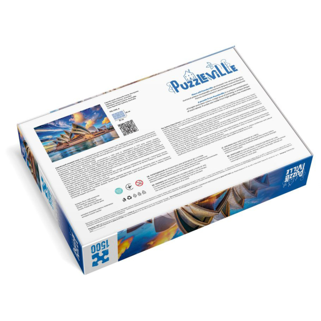 Пазли - Пазл Puzzleville Сіднейський оперний театр 1500 елементів (PZL1500_6)#5
