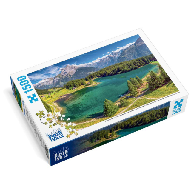Пазлы - Пазл Puzzleville Озеро Валензее и Альпы 1500 элементов (PZL1500_8)#2