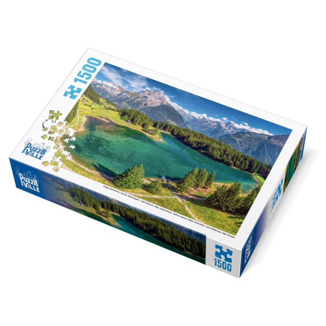 Пазлы - Пазл Puzzleville Озеро Валензее и Альпы 1500 элементов (PZL1500_8)#3