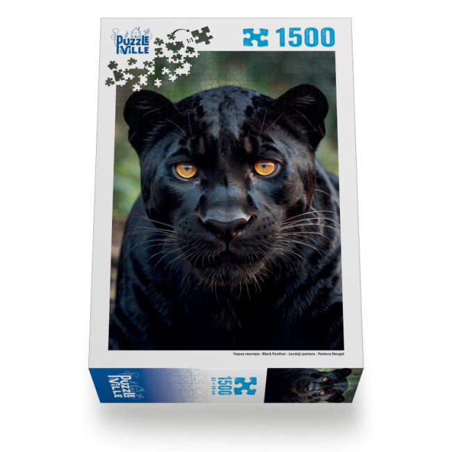 Пазлы - Пазл Puzzleville Черная пантера 1500 элементов (PZL1500_12)#4