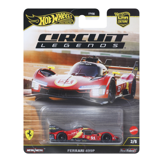 Автомоделі - Автомодель Hot Wheels Car culture Ferrari 499P 1:64 (FPY86/JBK49)#3