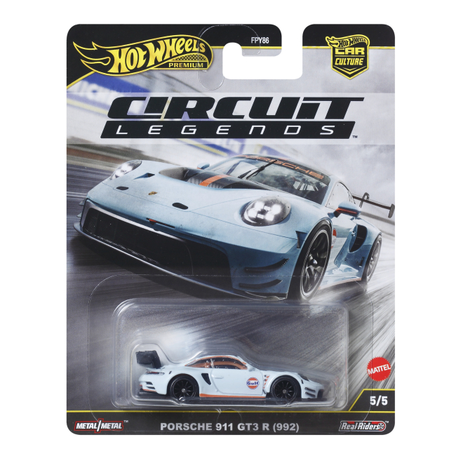 Автомоделі - ​Автомодель Hot Wheels Car culture Porsche 911 GT3 R 992 1:64 (FPY86/JBK65)#3