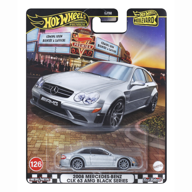 Автомодели - Автомодель Hot Wheels Boulevard Mercedes Benz CLK 63 AMG Black Series 1:64 (GJT68/JBL07)#3