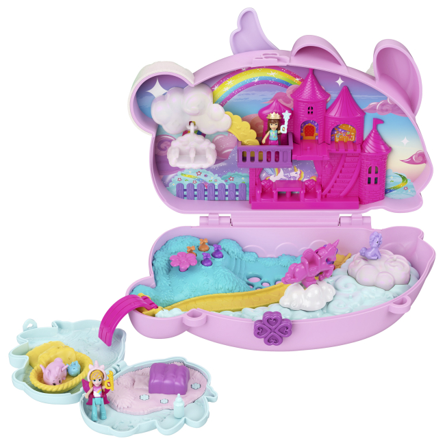 Ляльки - ​Набір Polly Pocket Дивовижний світ Сумочка веселий кролик (GKJ63/JFT88)#3