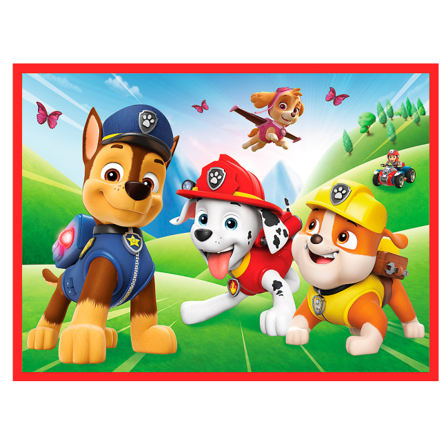 Пазлы - Пазли Trefl Paw Patrol Собачий упряж у дії з грою мемо 2 в 1 (93337)#2