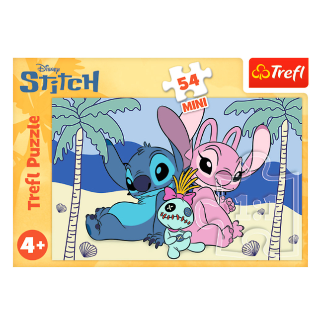Пазлы - Пазл Trefl Mini Lilo and Stitch Стич и его мир 54 элемента в ассортименте (54220)#4