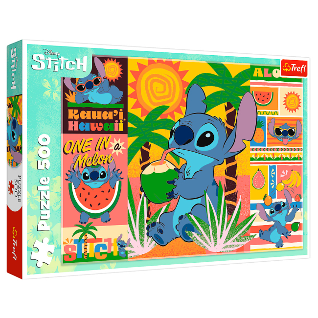 Пазли - Пазл Trefl Lilo and Stitch Канікули зі Стічем 500 елементів (37483)#2