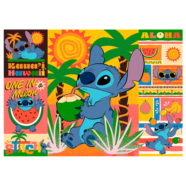 Пазли - Пазл Trefl Lilo and Stitch Канікули зі Стічем 500 елементів (37483)#3