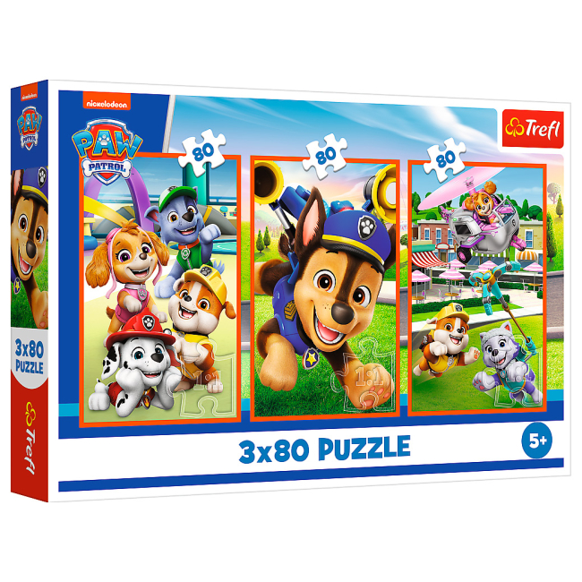 Пазлы - Пазлы Trefl Paw patrol Собачья банда 3 в 1 (34886)#2