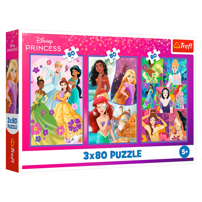 Пазлы - Пазлы Trefl Princess Друзья принцесс 3 в 1 (34884)#2