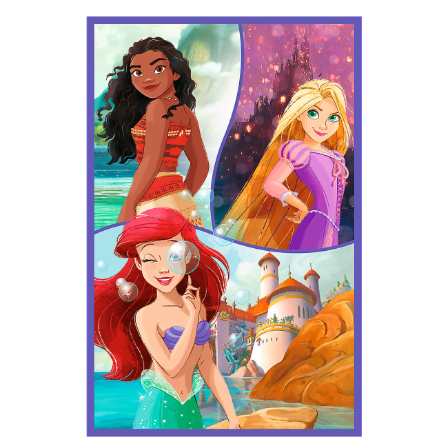 Пазлы - Пазлы Trefl Princess Друзья принцесс 3 в 1 (34884)#4