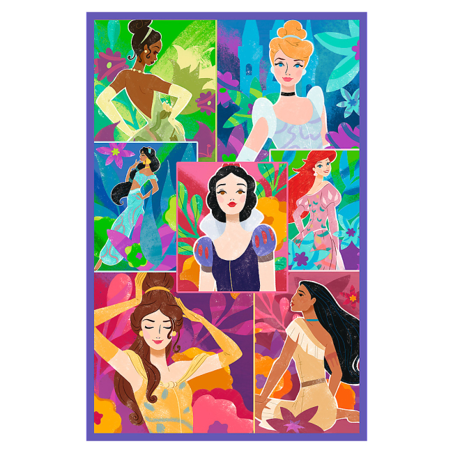 Пазлы - Пазлы Trefl Princess Друзья принцесс 3 в 1 (34884)#5