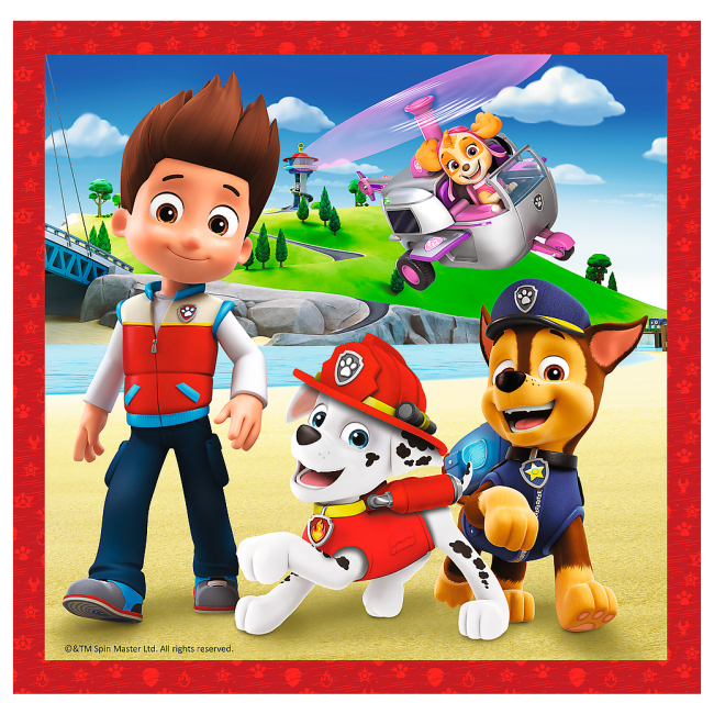 Пазли - Пазли Trefl Paw Patrol Щасливі собаки 3 в 1 (34867)#3