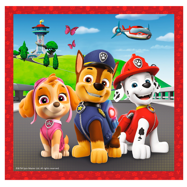 Пазли - Пазли Trefl Paw Patrol Щасливі собаки 3 в 1 (34867)#4
