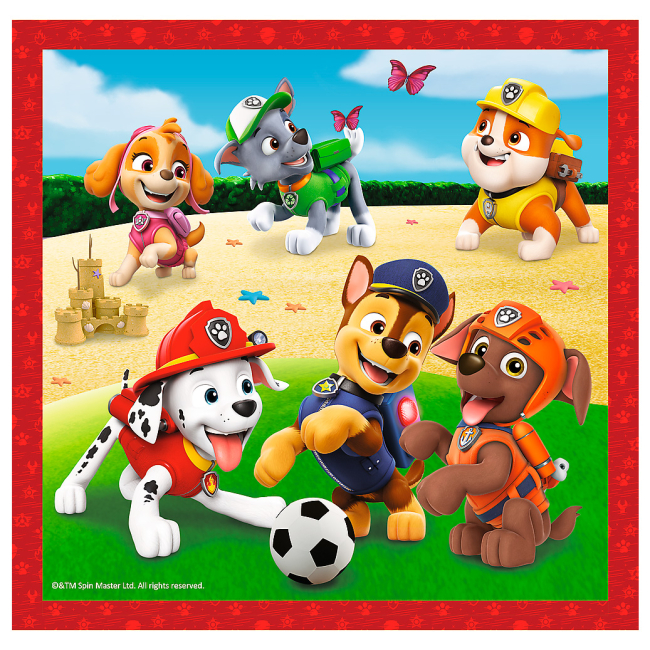 Пазли - Пазли Trefl Paw Patrol Щасливі собаки 3 в 1 (34867)#5