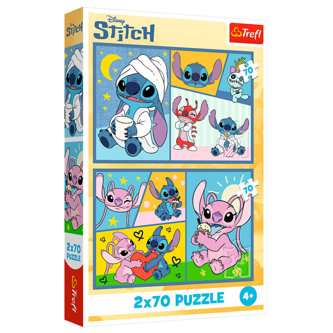 Пазлы - Пазлы Trefl Lilo and Stitch Со Стичом не скучно 2 в 1 (34444)#2