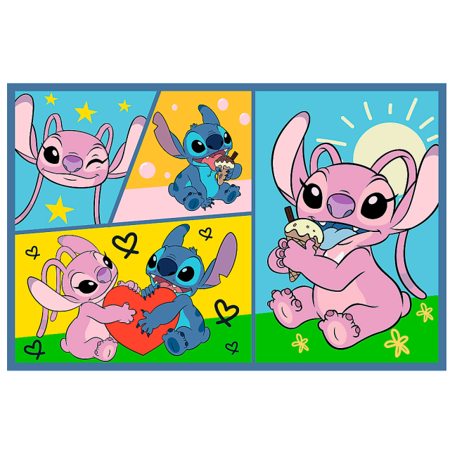 Пазлы - Пазлы Trefl Lilo and Stitch Со Стичом не скучно 2 в 1 (34444)#3