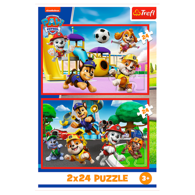 Пазлы - Пазлы Trefl Paw Patrol Веселый день собачек 2 в 1 (34434)#4