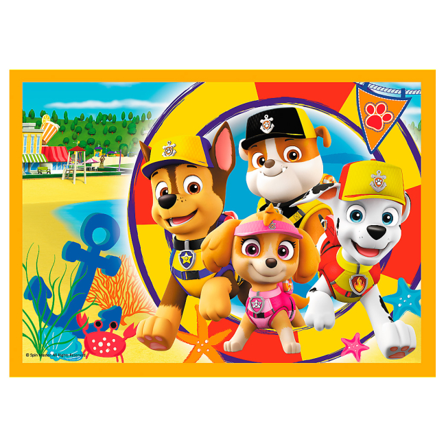 Пазлы - Пазлы Trefl Paw Patrol Праздник у щенячьего патруля 4 в 1 (34395)#3