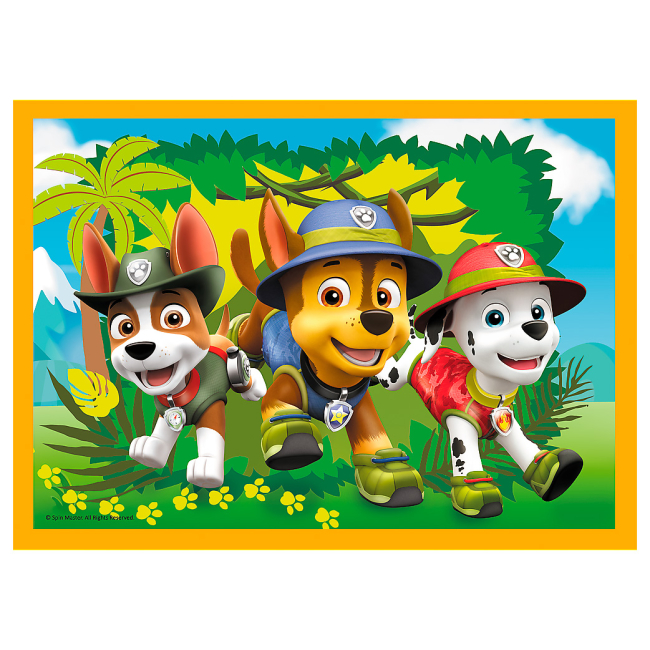Пазлы - Пазлы Trefl Paw Patrol Праздник у щенячьего патруля 4 в 1 (34395)#4