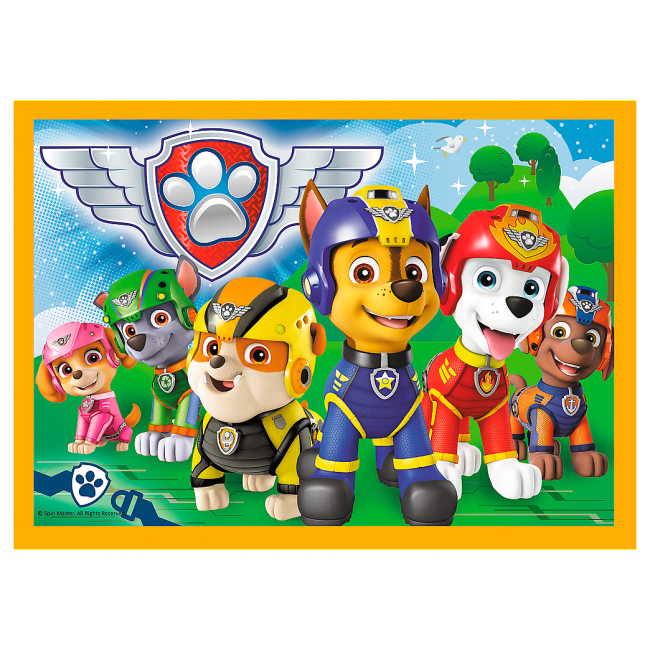 Пазлы - Пазлы Trefl Paw Patrol Праздник у щенячьего патруля 4 в 1 (34395)#6