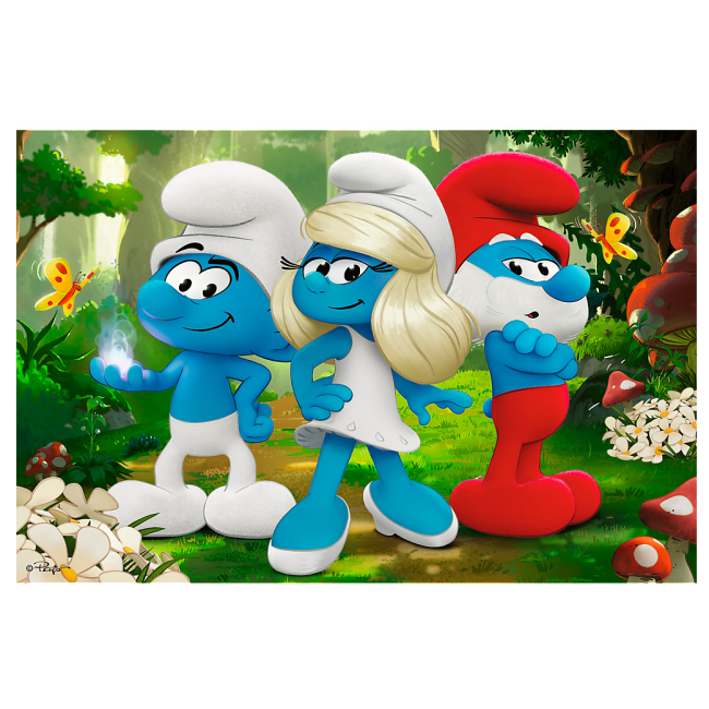 Пазлы - Пазл Trefl The Smurfs Заколдованный лес 60 элементов (17401)#3
