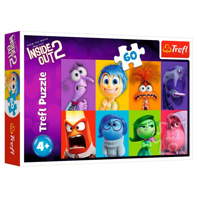 Пазли - Пазл Trefl Inside Out 2 Знай свої емоції 60 елементів (17397)#2