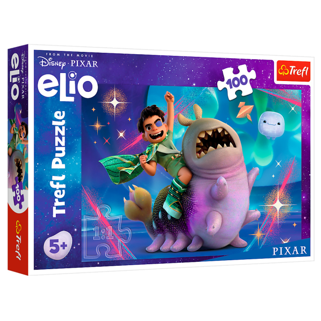 Пазлы - Пазл Trefl Disney Elio Космическое приключение 100 елементов (16497)#2