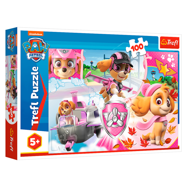 Пазлы - Пазл Trefl Paw Patrol Скай в действии 100 елементов (16368)#2