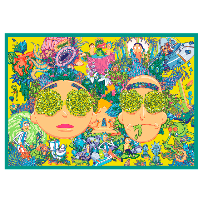 Пазлы - Пазлы Trefl Rick and Morty Закрученный мир 4 в 1 (13338)#3