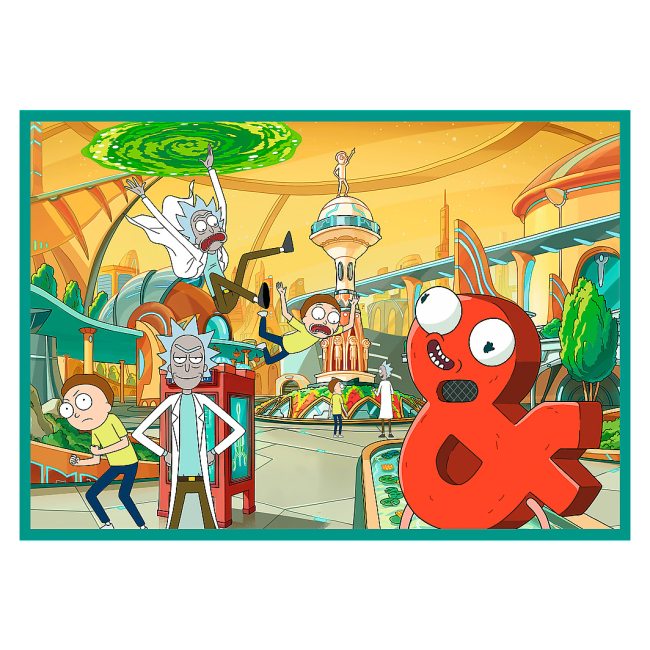 Пазлы - Пазлы Trefl Rick and Morty Закрученный мир 4 в 1 (13338)#4