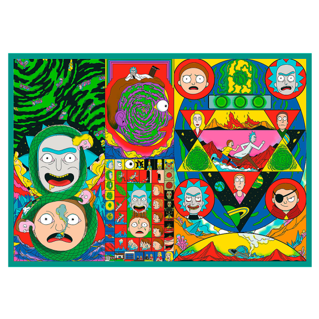 Пазлы - Пазлы Trefl Rick and Morty Закрученный мир 4 в 1 (13338)#6