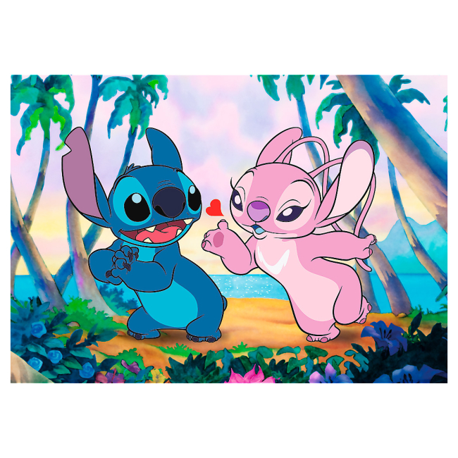 Пазли - Пазл Trefl Premium Lilo and Stitch 1000 елементів (12079)#3