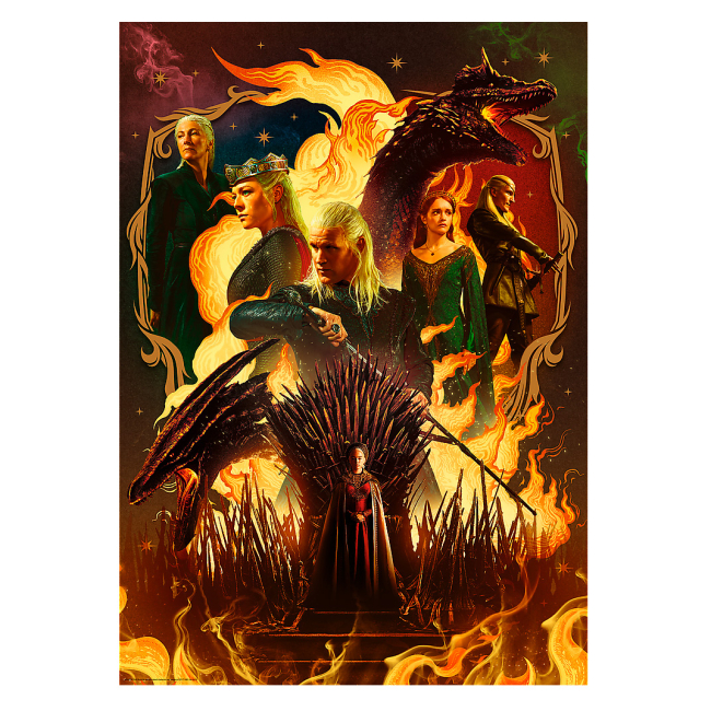 Пазлы - Пазл Trefl Premium Plus Дом дракона 1000 элементов (12068)#3